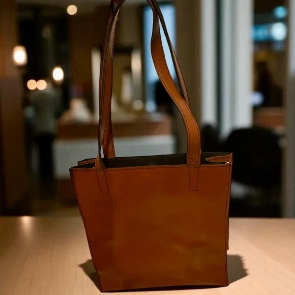 Lillian Vernon Vintage Leather Bag Never Used - Picture 1 of 5